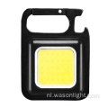 Wason 2022 Nieuwe Type-C oplaadbare Super Mini Handy Pocket Cob LED Working Light Backpack Hangende Torch Light met flesopener